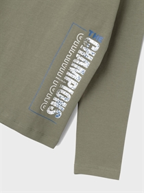 NAME IT Langærmet Bluse Vux Dusty Olive